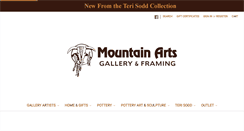 Desktop Screenshot of mountainartsgallery.com